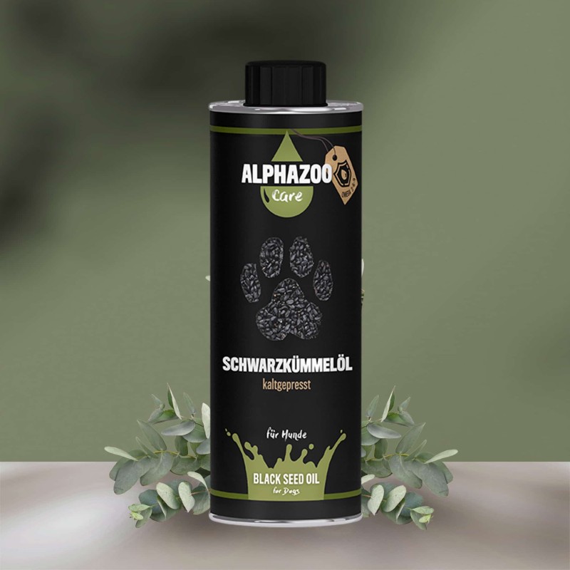 Premium Schwarzkümmelöl für Hunde I Echter Schwarzkümmel kaltgepresst 500ml