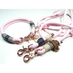 Halsband Set CLARA in rosa...