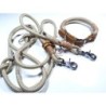 Halsbandset SAMMY in beige | Set: Halsband | Beschläge: Zinkdruckguss | Farbe: beige