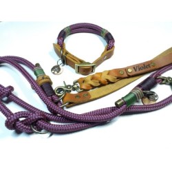 Halsbandset VIOLET in lila...