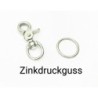 Halsband Set RICKY in braun | Beschläge: Zinkdruckguss | Auswahl: Halsband / Leine | Farbe: braun