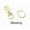 Halsbandset BAILY in beige mit Gravur | Auswahl: Halsband | Beschläge: Messing | Farbe: beige