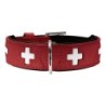 Hundehalsband Hunter Swiss 41-49 cm Rot/Schwarz