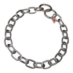 Hundehalsband Hs Sprenger Silberfarben 4 mm Verbindungen Halblang 64 cm