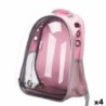 Rucksack für Haustiere Rosa Durchsichtig 43 x 26 x 33 cm