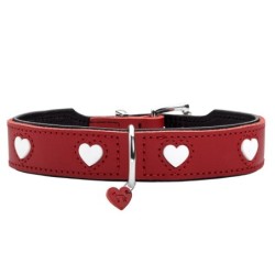 Hundehalsband Hunter Love S/M 35-43 cm Rot