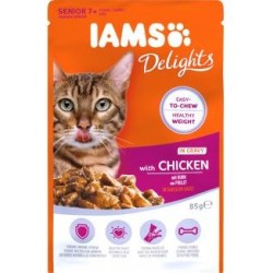 Iams Cat Senior mit Huhn in...