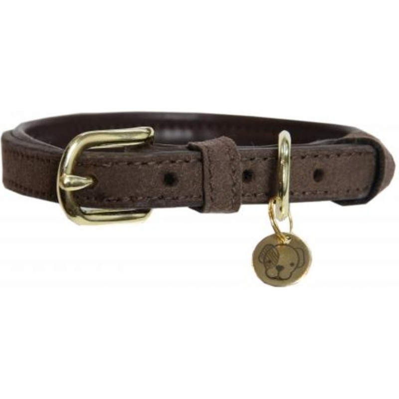 Kentucky Dogwear Hundehalsband "Velvet" Leder - M/L (50 cm)