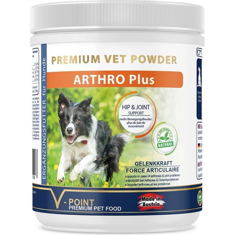 V-POINT ARTHRO Plus Kräuterpulver für Hunde - 250 g