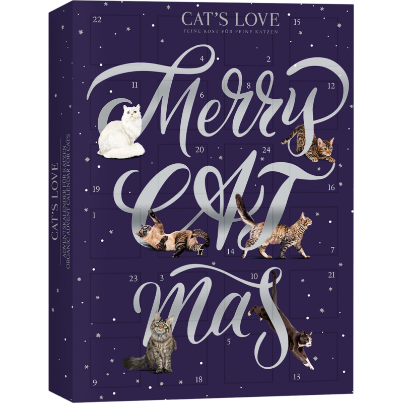 Cat's Love Adventskalender Merry CATmas - 48 g