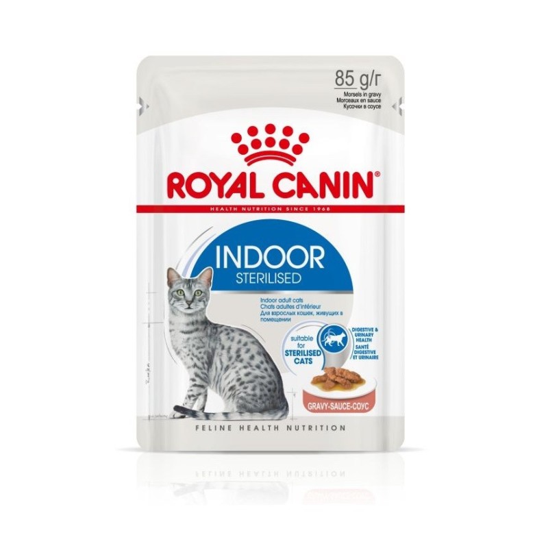 Royal Canin INDOOR Sterilised in Soße 12 x 85 g Beutel