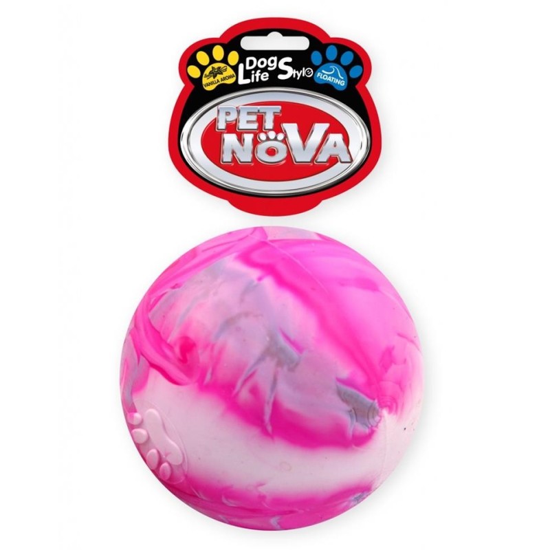 PET NOVA DOG LIFE STYLE Kauspielzeug Ball schwimmend Vanille Aroma 8cm