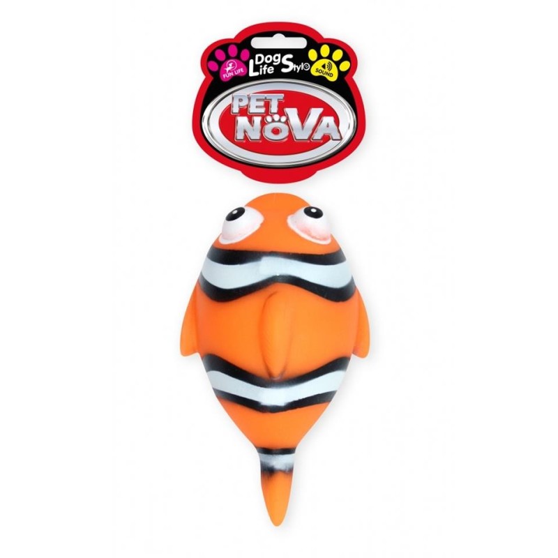 PET NOVA DOG LIFE STYLE Hundespielzeug Nemo-Fisch 13,5cm