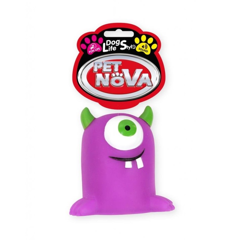 PET NOVA DOG LIFE STYLE Spielzeugmonster 10cm violett