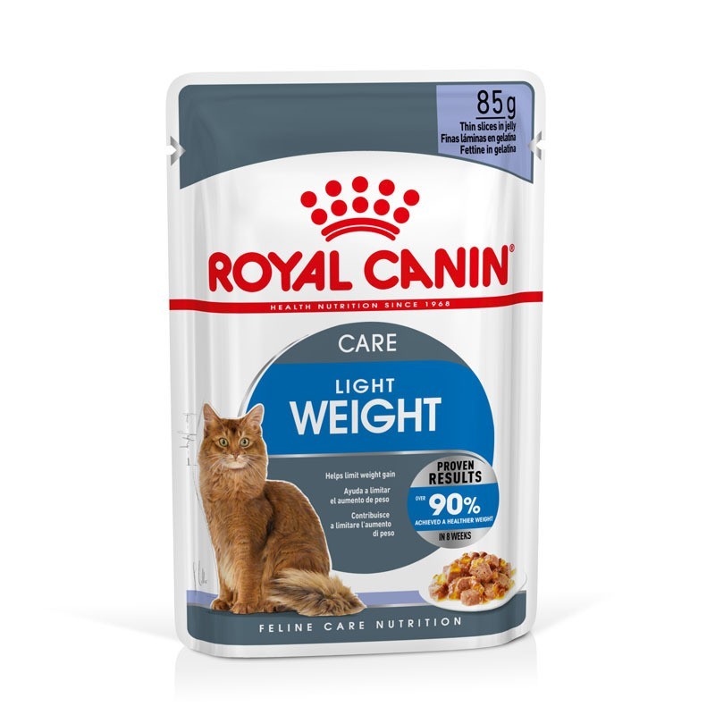 ROYAL CANIN Ultra Light Gravy Nassfutter in Soße für übergewichtige Katzen 12x85g