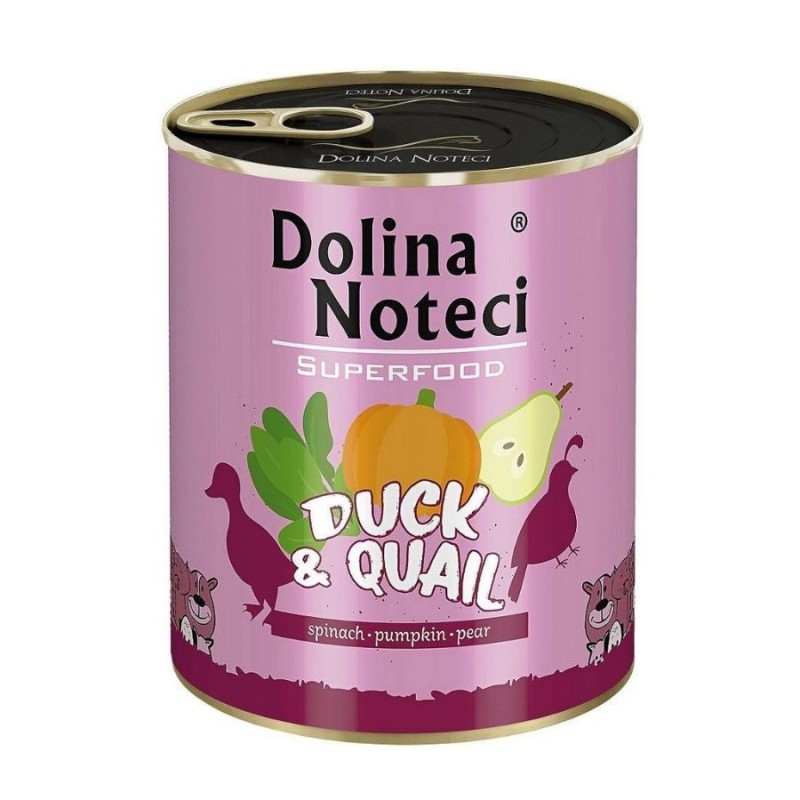 DOLINA NOTECI Premium SuperFood Ente mit Wachtel 800 g