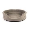 FERA Hundebett oval grau M 61x51x16 cm