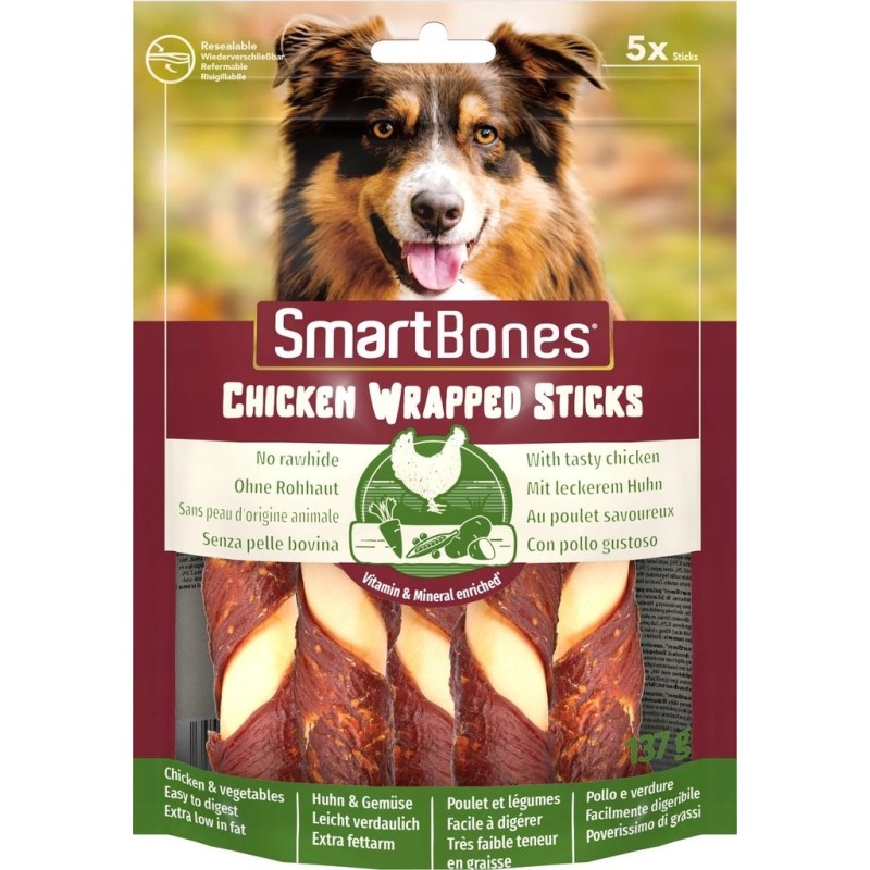 SmartBones Chicken Wrap Sticks mittel 5 Stk