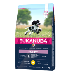 EUKANUBA Puppy Medium Breeds Chicken 3 kg