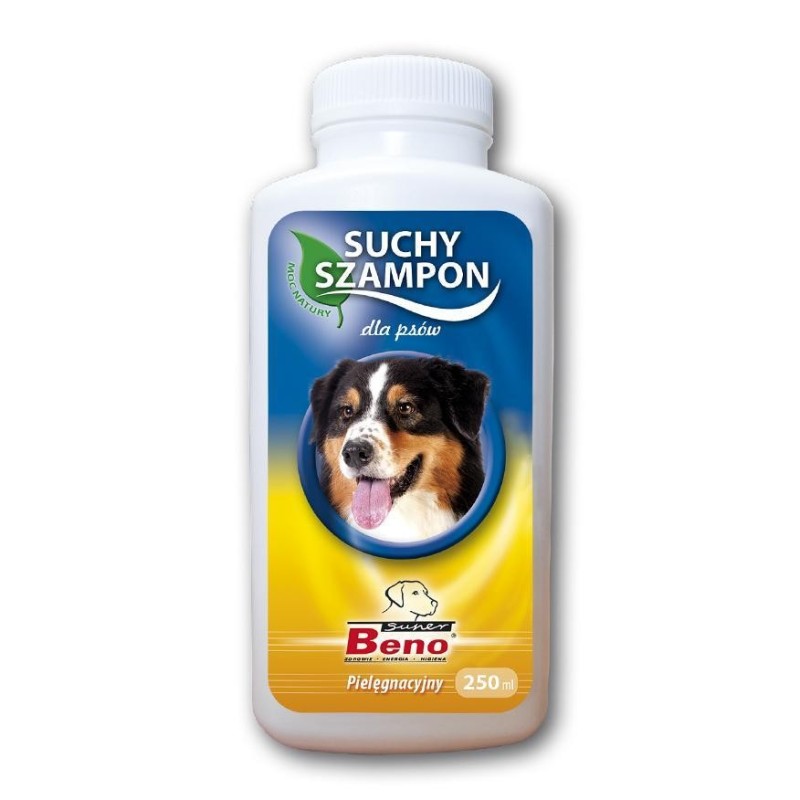 SUPER BENO Trockenes Pflegeshampoo für Hunde 250 ml