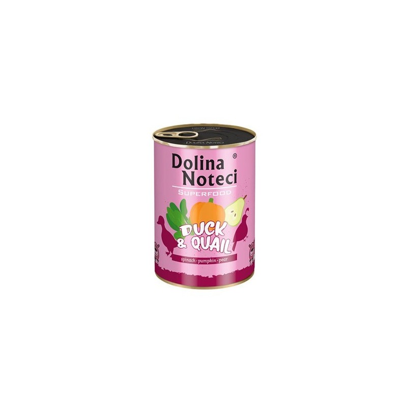 DOLINA NOTECI Premium SuperFood mit Ente und Wachtel 400 g