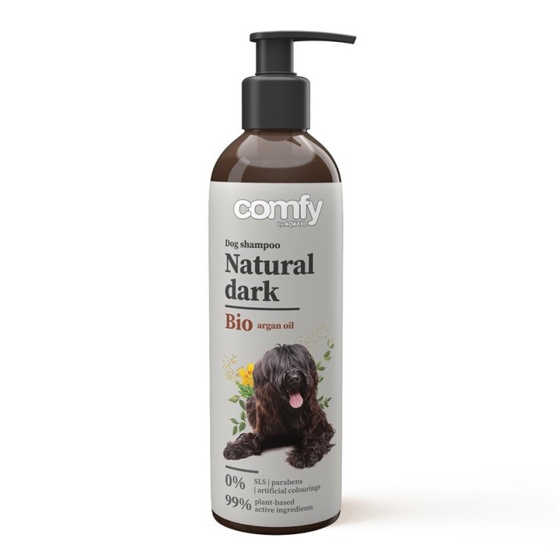 COMFY Natural Dark 250 ml Shampoo zur Verbesserung der dunklen Fellfarbe