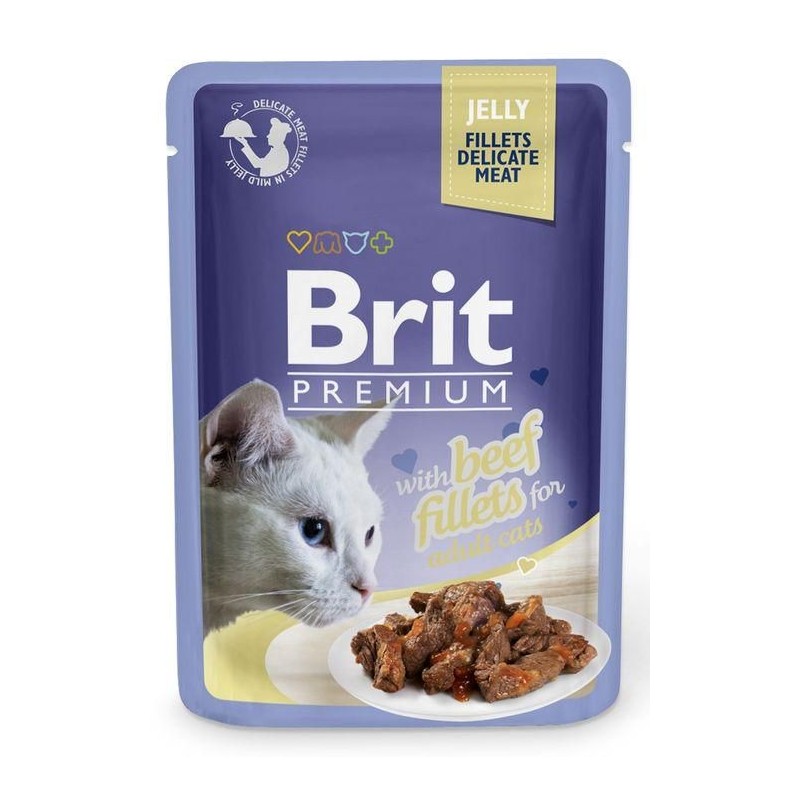 BRIT Premium Fillets in Jelly Rind 24 x 85g