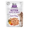 BRIT Care Fillets in gravy KITTEN Tender Turkey 24 x 85 g