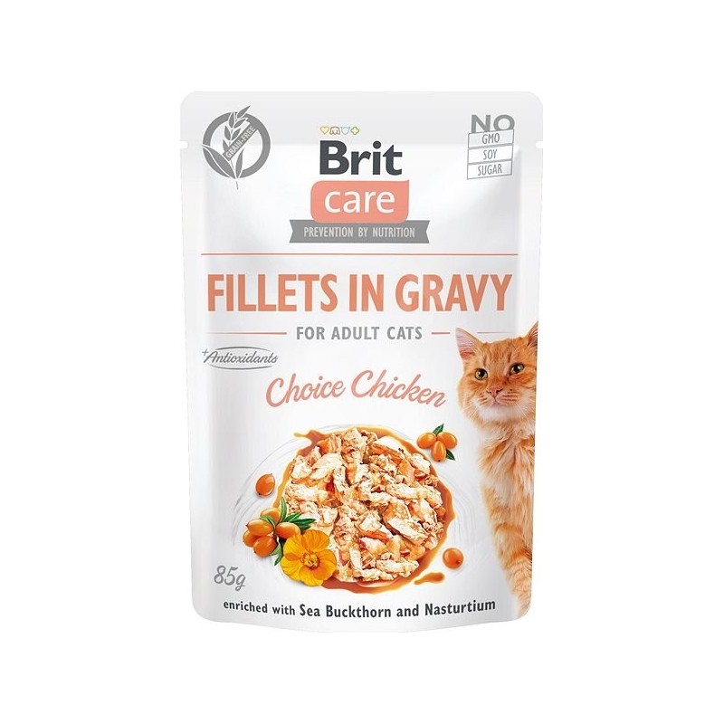 BRIT Care Fillets in gravy Choice Chicken 24 x 85 g