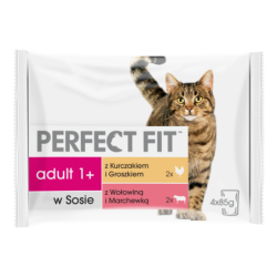 PERFECT FIT Cat Adult 1und  Fleischtüten 4x85 g