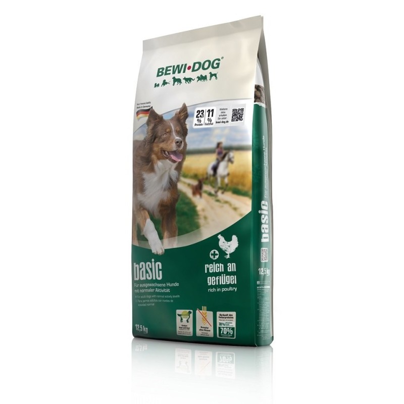 BEWI DOG Basic 12,5 kg Alleinfuttermittel für ausgewachsene normal aktive Hunde