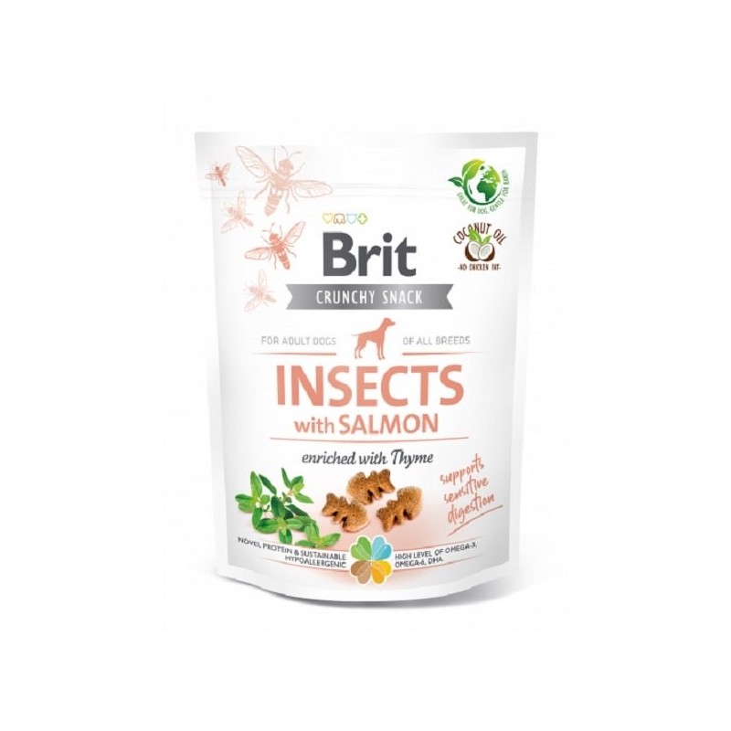 BRIT Care Dog Functional Snack Insects with Salmon 200 g