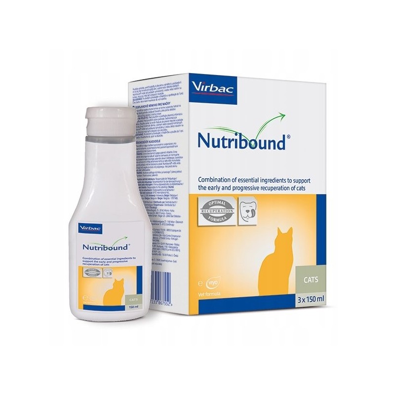 VIRBAC NUTRIBOUND für Katzen 3 x 150 ml