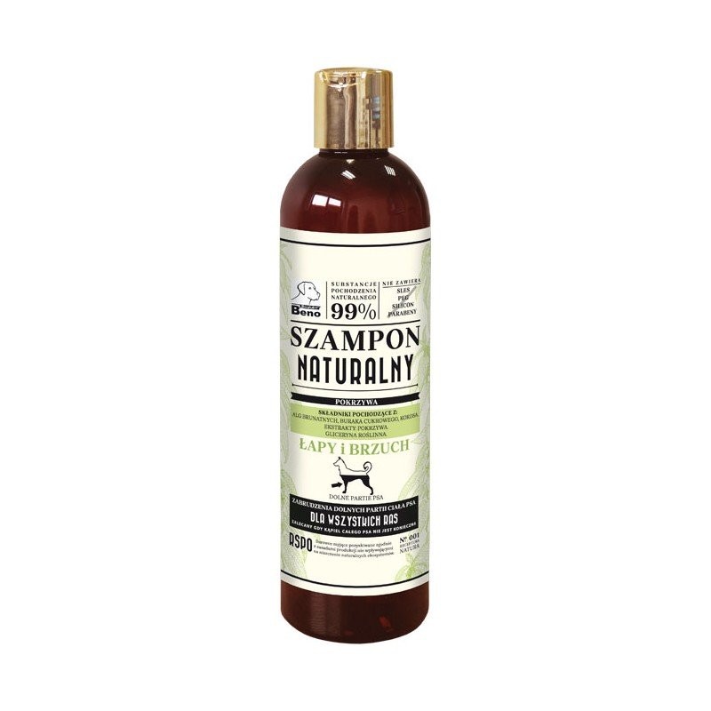 SUPER BENO Natürliches Pfoten- und Bauchshampoo 300 ml