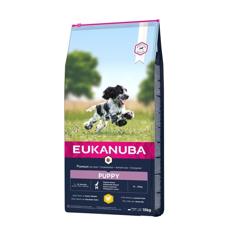 EUKANUBA Growing Puppy Medium Breeds Chicken 15 kg