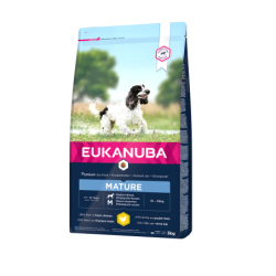 EUKANUBA Senior Medium Breeds Chicken 3 kg Trockenfutter für ältere Hunde mittelgroßer Rassen