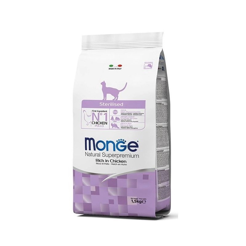 MONGE Cat Sterilised kastriertes Katzenfutter 400g