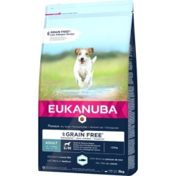 EUKANUBA Grain Free Futter für ausgewachsene kleine und mittelgroße Hunde 3 kg