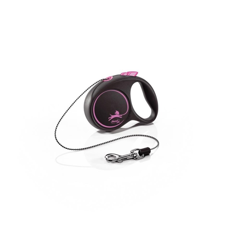 FLEXI Black Design XS Seilleine 3 m Pink