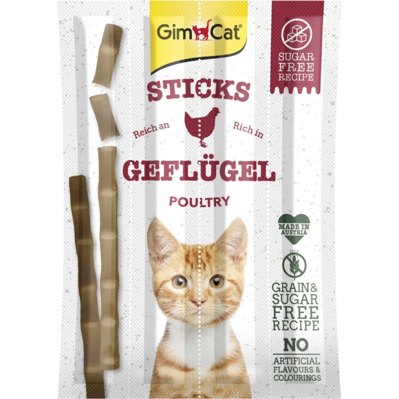 GimCat Sticks Geflügel 4 Stk. - 1 Pkg