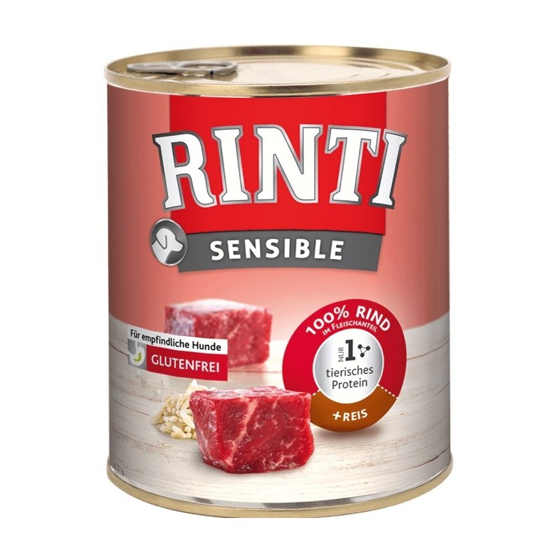 RINTI Sensible Rind und  Reis 800 g