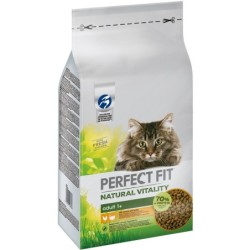 PERFECT FIT Natural Vitality mit Huhn und Truthahn für ausgewachsene Katzen 6 kg