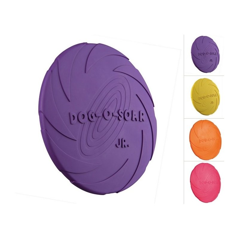 TRIXIE Dog Disc, Naturgummi, schwimmt 18 cm