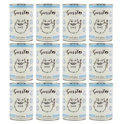 GUSSTO Cat Fresh Salmon 400 g x 12