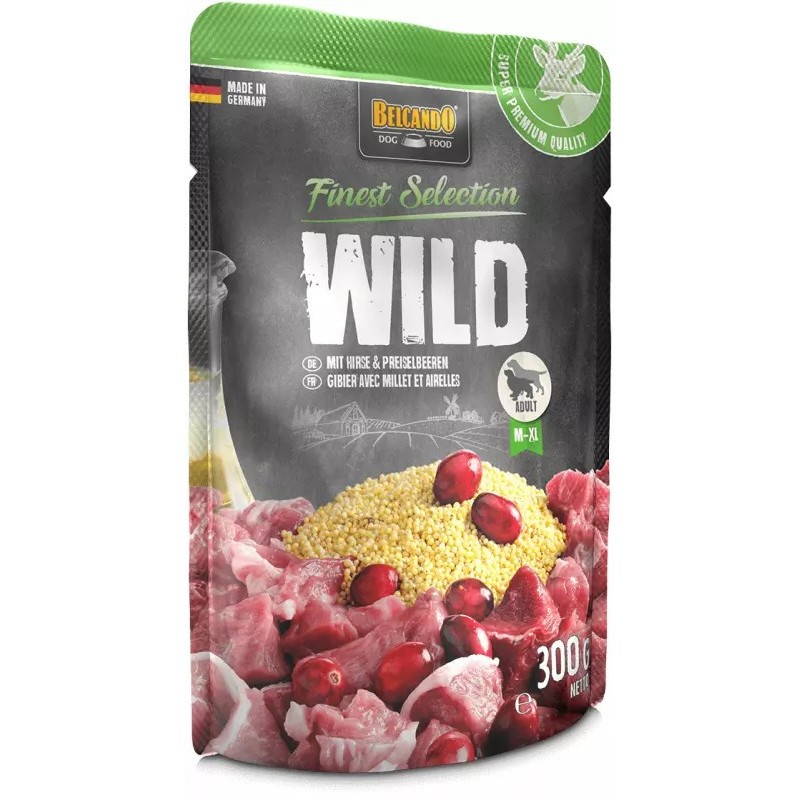 BELCANDO Wild mit Hirse  und  Preiselbeeren 300 g