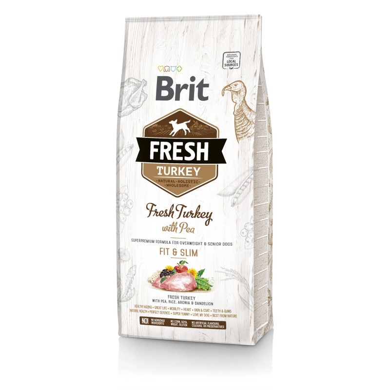 BRIT Fresh turkey with pea light fit  und  slim 12 kg