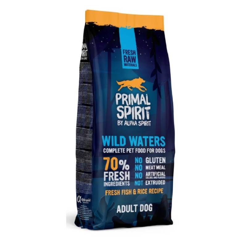 PRIMAL SPIRIT Wild Waters weiches Hundefutter Fisch 12 kg