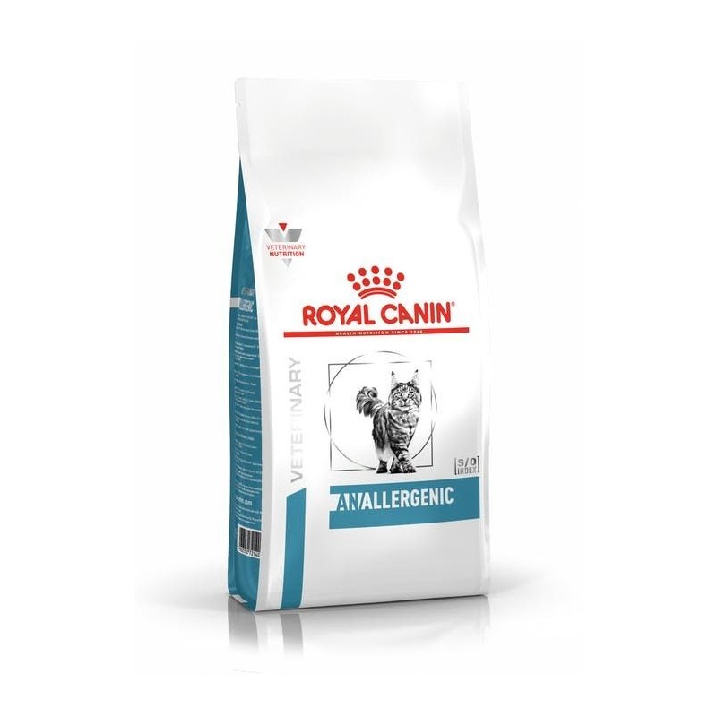 ROYAL CANIN Anallergenic Cat 4 kg Futter für ausgewachsene Katzen mit Nahrungsmittelallergien, dermatologischen und/oder gast