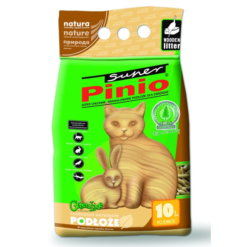 BENEK Super Pinio Katzenstreu Natural 10 l