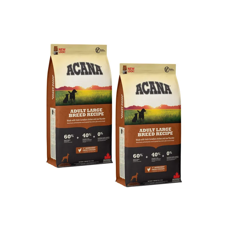 ACANA Adult large breed 22.8 kg (2 x 11.4 kg)